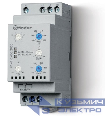 Реле контроля фаз FINDER 704184002030