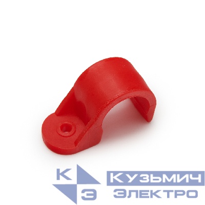 Крепеж-скоба одностороняя 16 мм (красная, 200 шт/уп) FEDAST