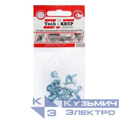 Саморез для тонкого метал. листа 4.2х13 (уп.22шт) пакет Tech-Krep 102387
