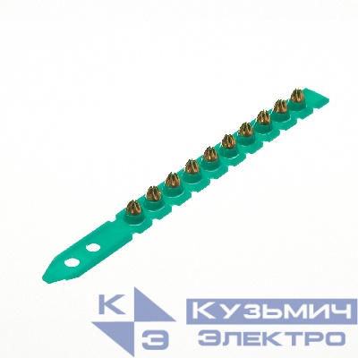 Монтажный патрон в кассете К-3 для порох. монтаж пистолетов (кал. 6,8х11 мм, зеленый, 100 шт/уп) FEDAST