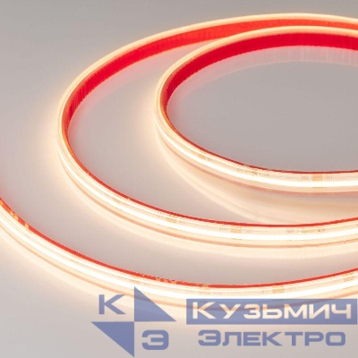 Лента светодиодная COB-PS-X544-10mm 24V Warm 3000К 11.5Вт/м IP67 CSP герметичная (уп.5м) Arlight 031909(2)