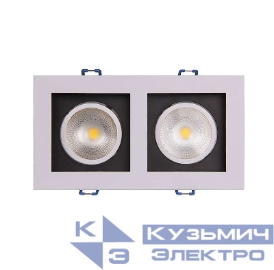 Светильник светодиодный PSP-S 212 2х8Вт 4000К IP40 24град. ДВО карданный бел. JazzWay 5005655