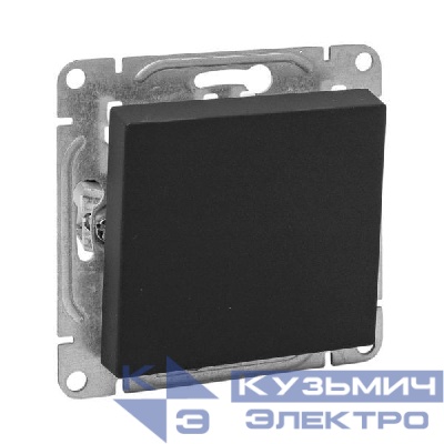 Выключатель кнопочный 1-кл. СП Эпика механизм черн. EKF UP1-SWB-13