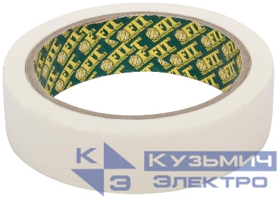 Лента малярная креппированная клейкая 25ммх20м FIT 11312