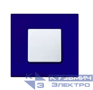 Рамка 1-м Simon27 Play арктик син. Simon 2700617-083