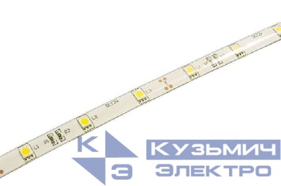 Лента светодиодная PLS 5050/30-12V 7.2Вт/м тепл. бел. IP65 (уп.5м) JazzWay 3327538