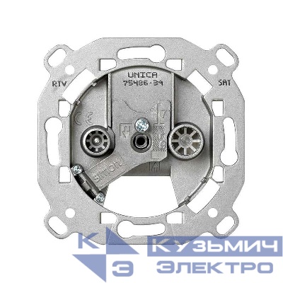 Розетка телевизионная оконечная TV/R СП Simon 27-82-88 механизм Simon 75488-39