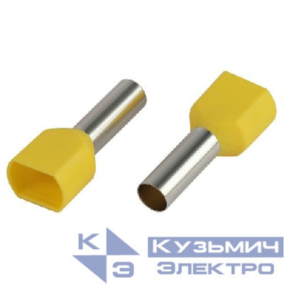 Наконечник-гильза двойн. НШвИ(2) 6.0-14 с изолированным фланцем (уп.10шт) Эра Б0063322