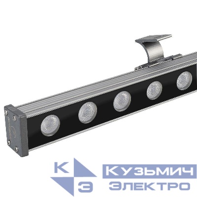 Прожектор линейный AR-LINE-1000-24W Warm2700 (GR 15 deg 230В) IP65 металл Arlight 051750