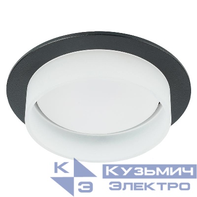 Светильник DL509 GX53 потолочн. встраив. черн. FERON 51936