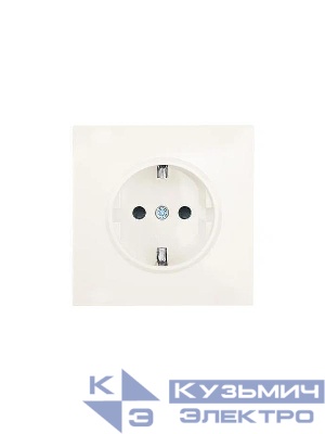 Розетка 1-мест. с защитн.шторк. СП ZIMA IP20 16А ПБТ безвинт. зажим слон. кость LEZARD 704-9088-124BQC