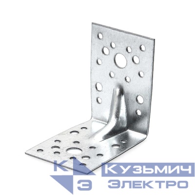 Угол крепежный усилен. 105х105х90 цинк Zitar 124408