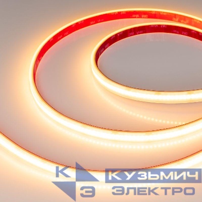 Лента светодиодная RTW-PS-A240-12mm 24V Warm 2400К 19Вт/м IP67 CRI>90 герметичная (уп.5м) Arlight 052650