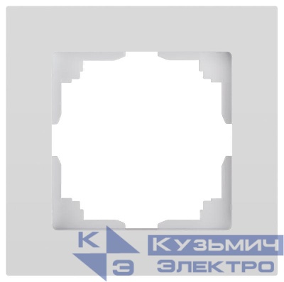 Рамка 1-м СП Accent 6-501-01 бел. Intro Б0063724