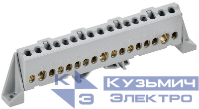 Шина L "фаза" в комб. изол. "Стойка" 8х12-17-Ср TEKFOR IEK TF-NN20-17-DP-K03