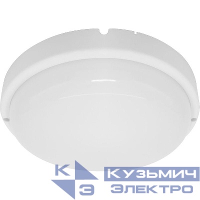 Светильник светодиодный AL3018 12Вт 6500К IP65 900лм стац. с акуст. датчиком с дежурным режимом работы пылевлагозащ. корпус пластик. FERON 41893