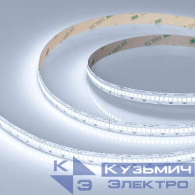 Лента светодиодная ULTRA-A288-10mm 24V White 6000К 17Вт/м IP20 высок. эффект. 200лм/Вт (уп.5м) Arlight 054928