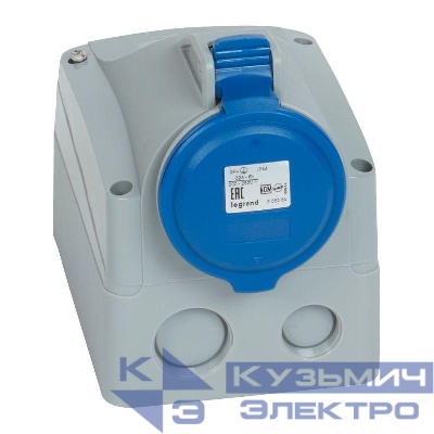 Розетка накладная 32А 230В 2К+3 IP44 Leg 090180 Leg 090180