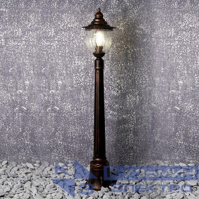 Светильник PL596 60Вт IP44 230В садово-парковый коричн. FERON 41173