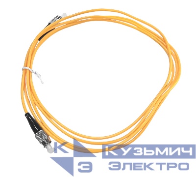 Патч-корд оптический соединительный FC-FC/UPC SM Simplex 3.0мм 9/125, 2м, LSZH