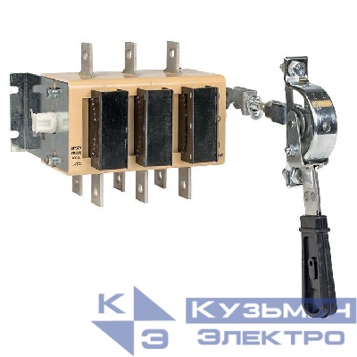 Выключатель-разъединитель ВР32У-37A71240-R 400А 2 напр. с дугогасит. камерами с передней смещенной рукояткой MAXima EKF uvr32-37a71240-r