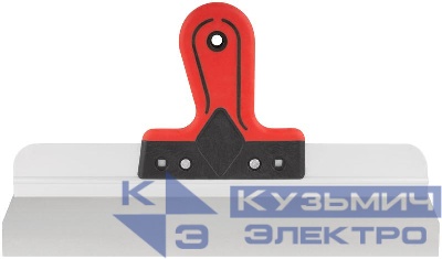 Шпатель фасадный Профи 350мм прорезиненная ручка нерж. сталь КУРС 06425
