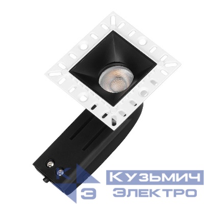 Светильник светодиодный MS-RIALTO-TRIMLESS-S40x40-9W Day4000 (BK 36 deg 230В) IP20 металл Arlight 044687