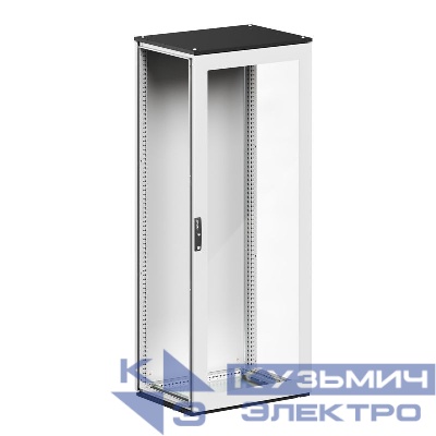Комплект напольного корпуса CQE N 2000х600х600мм со стеклян. дверью и с задн. панелью RAM block DKC R5CQEN2066X