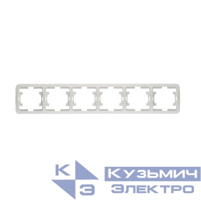 Рамка 6-м Mimoza горизонт. бел. Makel 22069