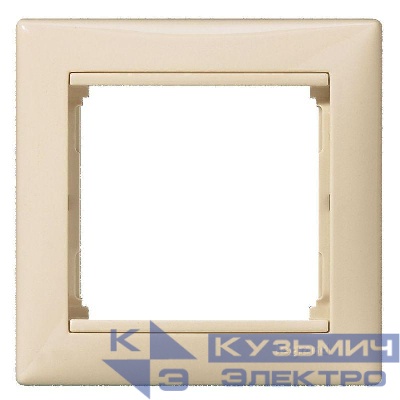 Рамка 1-м Valena горизонт. сл. кость (DIY-упак.) IEK 695631
