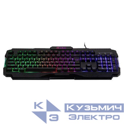 Клавиатура KG560 игровая проводная с подсветкой черн. Intro Б0056139