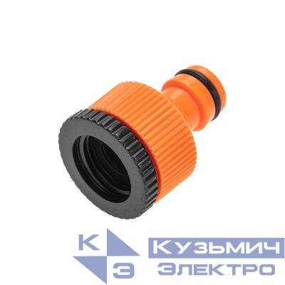 Адаптер на кран быстрого соединения 3/4 и 1/2дюйма ЧЕТЫРЕ СЕЗОНА 62-0212