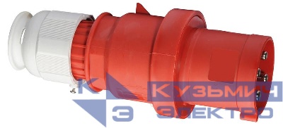 Вилка кабельная 63А 4п 3P+PE 6ч 400В IP44 Bals 2151
