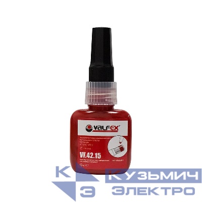 Клей-герметик анаэробный тюбик (15мл) (демонтаж с нагревом) (144/24) красн. VALFEX VF.42.15