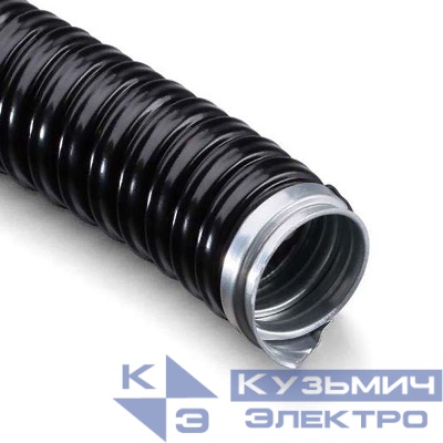Металлорукав в ПВХ изоляции МРПИнг-32 (РЗ-Ц-ПВХнг) черн. (уп.25м) Rexant 28-0032-25