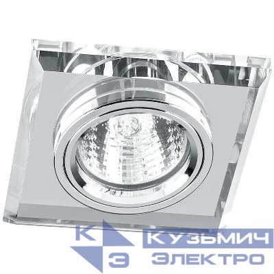 Светильник DL8170-2 G5.3 MR16 потолочн. серебр. + серебр. FERON 19719