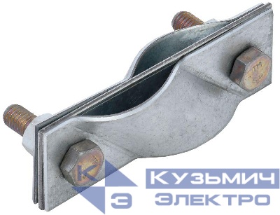 Зажим заземления диагональный стержень-стержень оцинк. сталь IEK ZGC42-11-1-16