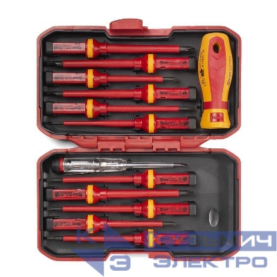 Набор диэлектрических отверток "Профи" НИО-4412 КВТ 78615