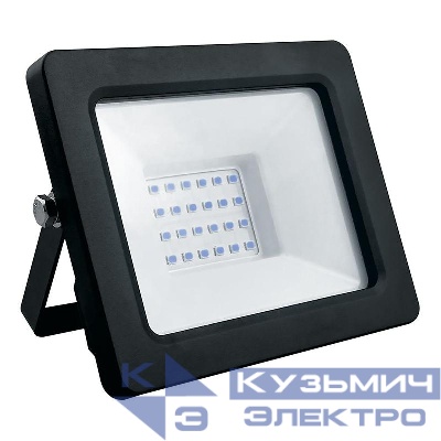 Прожектор светодиодный LL-905 50Вт син. IP65 AC 230В/50Гц 2835SMD в компактном корпусе черн. FERON 41523