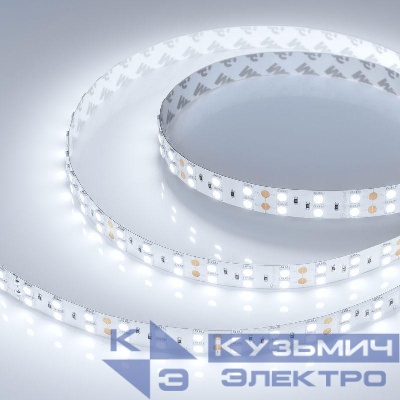 Лента светодиодная RT-B120-15mm 24V White 6000К 28.8Вт/м IP20 5060 (уп.5м) Arlight 011256(2)