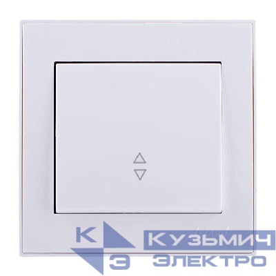Переключатель проходной 1-кл. СП Rain 10А IP20 бел. LEZARD 703-0202-105