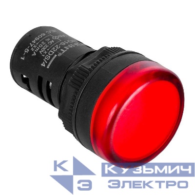 Индикатор ND16-22DS/2 AC/DC 24В (R) красн. CHINT 592938