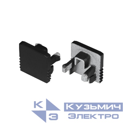 Заглушка SL-MINI-10 BLACK глухая пластик (комплект) Arlight 049414