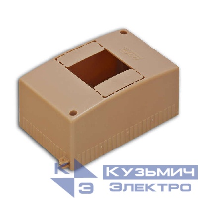 Бокс ОП Тусо 4мод. IP30 коричн. Рувинил 68024К