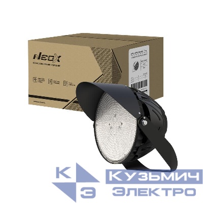 Прожектор светодиодный SPFL-LEVEL 500PA50 500/400/300Вт IP66 160лм/Вт 100-277В 45град. 7 лет черн. NEOX 4690612062891