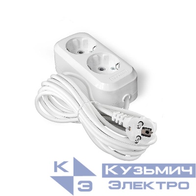 Удлинитель 2х10м с заземл. IP20 Е-302А ПВС 3х1.5 Universal 1721