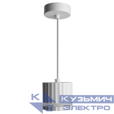 Светильник HL3698 12Вт GX53 230В D85хH75 потолочн. на подвесе бел. FERON 48685