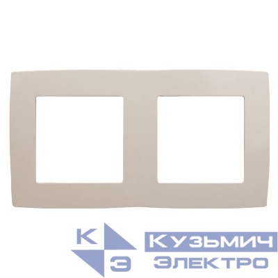 Рамка 2-м 12-5002-02 сл. кость ЭРА Б0014752