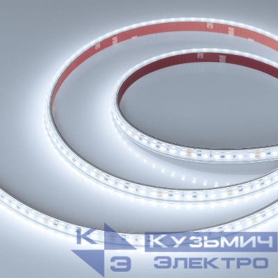 Лента светодиодная IC-PS-A120-10mm 24V White 6000К 9.6Вт/м IP67 2835 стабилизированная герметичная (уп.10м) Arlight 050631