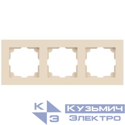 Рамка 3-м СП Accent 6-503-02 сл. кость Intro Б0063781